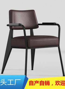 式业工风椅lof电脑椅1t公椅简约现员美工电脑椅会洽谈椅议室椅子