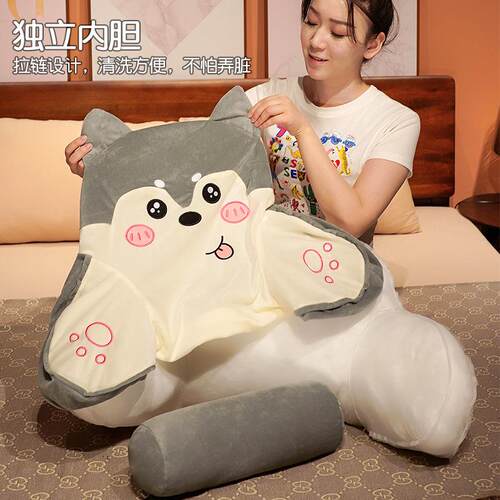 新款直销床头软包靠垫榻榻米靠背垫沙发抱枕孕妇护腰垫枕头大腰靠