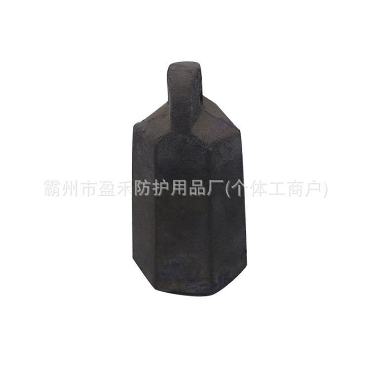 5KG银灰色船用测深锤水上救生水深测量吊锤水下深度测试吊锤