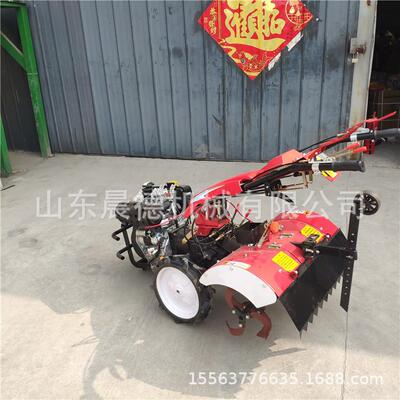 小型农用多功能旋耕机手扶式家用耕地170型四驱开沟犁地机
