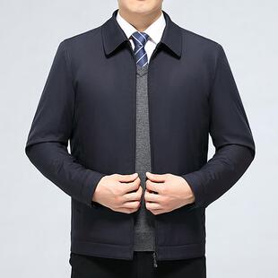 棉衣爸装 秋冬新款 U爸男士 务领商导夹书记加厚棉服克 中老年2131