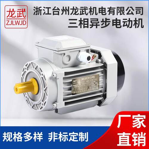 厂家Y2037W铝壳立式卧式电机变速齿轮380V三相异步电动机械全铜
