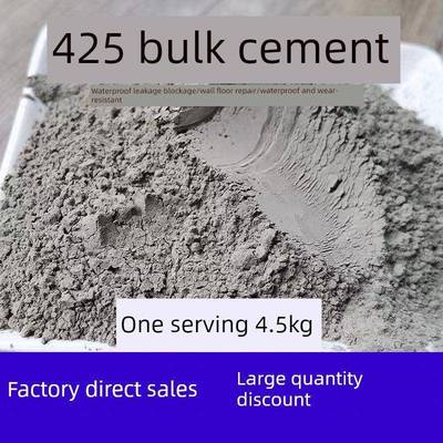 10斤散装水泥 高强度425卫生间漏水墙面裂缝速干砌墙打地坪包邮
