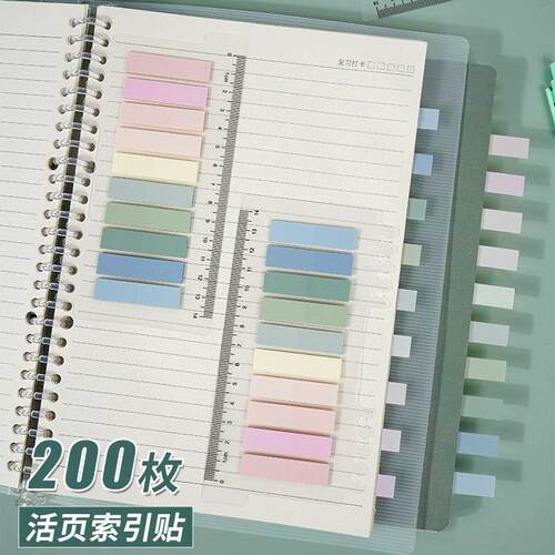 Morandi Color Index Stickers, Waterproof Writeable Sticky No