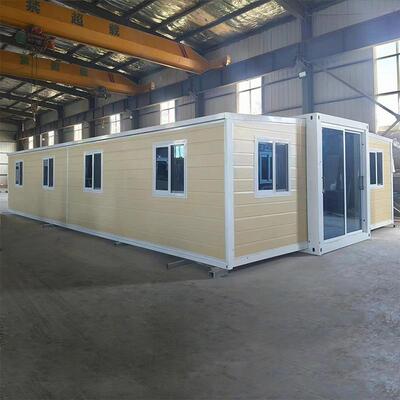 可移动20/40英尺双翼拓展箱住人户外集装箱房移动临时折叠房