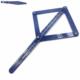 Angle Finder with Stainless Miter Corner Scales Saw Steel