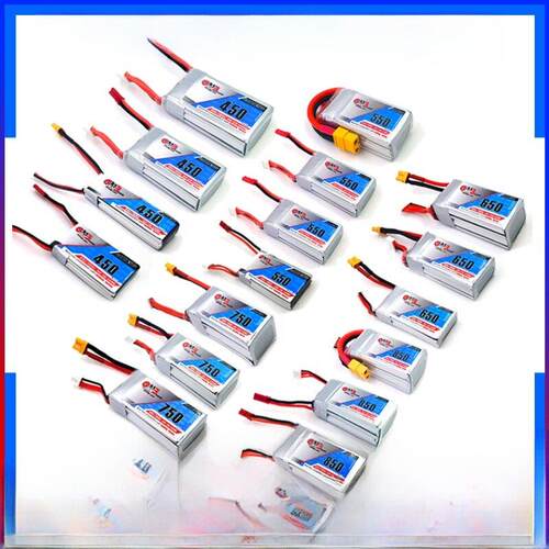 高能电池2S 3S 4S 450Mah 550 650 750 850Mah 80C空心杯小型穿越