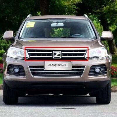 众泰T600前中网/前脸/前保险杠进气格栅/通风网散热器网罩原车款