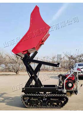 2吨高速履自卸车建筑ADA地砂石料运输车小型工水利程工搬带运设备