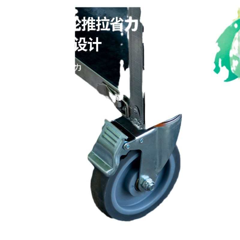 可折叠摆摊架子摆摊万能小推车路边摊带轮移动推车网红地摊促销桌