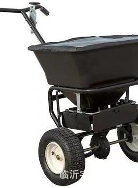 撒盐机推车融雪剂施机手草坪播肥种撒布牵引播种机推撒GPX播器工