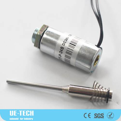 电磁铁UE-1327T,行程3-7mm,螺线管，电磁吸盘, 拉式电磁铁