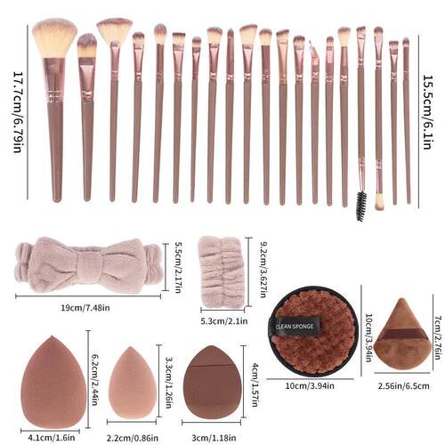 Flower Knows Swan Ballet Blush Wool Brush Mineral Powder Bro