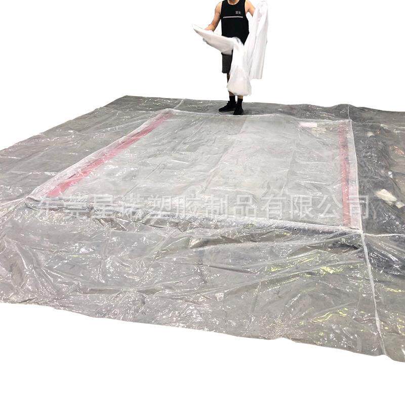 塑胶PE航空膜装板胶纸装板胶袋遮盖膜防水雨布机场使用膜防水防尘