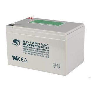 赛特12V12Ah/20hr蓄电池电子称电池盒BT-12M12AC免维护铅酸蓄电池