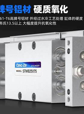 STA双WVI杆双轴滑6台气缸STB1012032-25s×50*75100150W-20W0S