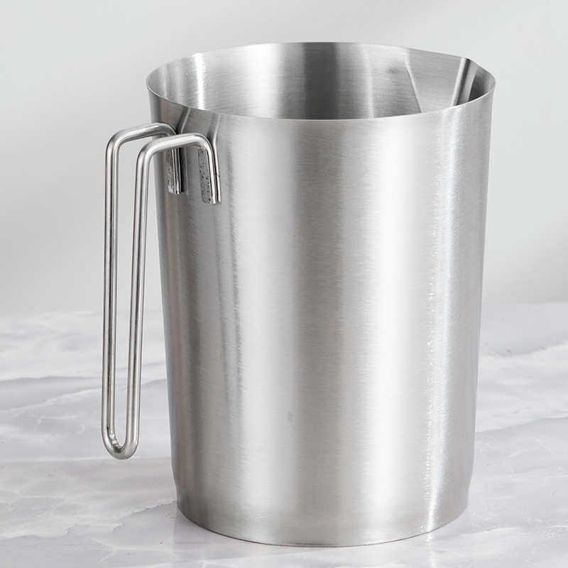 不锈钢广口量杯 304不锈钢带刻度大口量杯 带手柄烧杯3升5升,厨房/烹饪用具,量勺,淘宝优惠券,粉丝福利购,淘宝优惠卷
