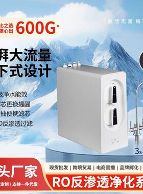 600G大流量净水器家用直饮净饮机厨下RO反渗透纯水机自来水过滤器