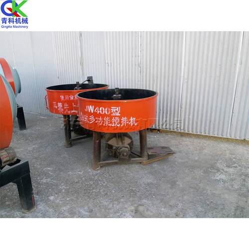 qk-65451旋浆循环工地拌料机1螺.5m直径圆搅桶拌机混凝土砂平口搅