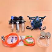 气泵 喷漆专用面罩 全硅胶面 供气防毒面罩 采购产品供气面罩