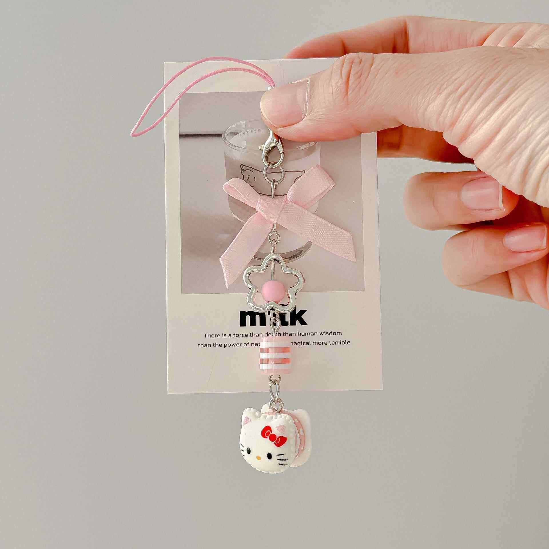 绝美手机链超好看独特手机链氛围感手机链可爱凯蒂猫少女心手机链甜心蝴蝶结女生包包挂饰串珠ccd钥匙挂件,3C数码配件,手机挂件/手机链,淘宝优惠券,粉丝福利购,淘宝优惠卷