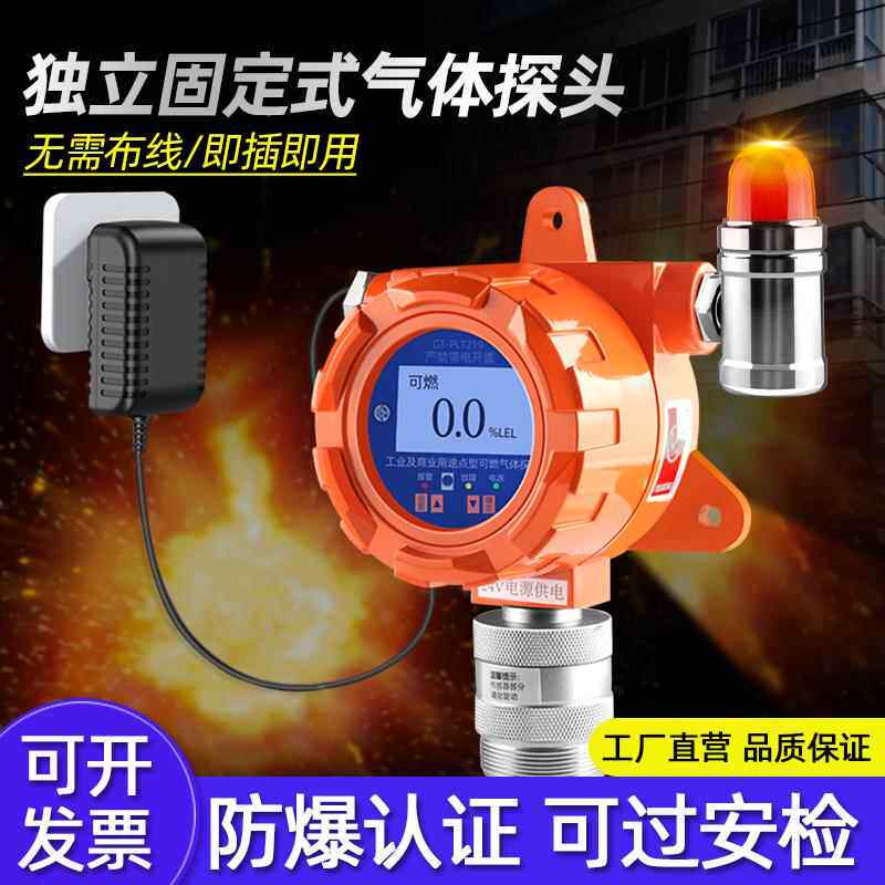 独立使用工业可燃气体报警器硫化氢气氧气氯气氨气浓度泄露探测器