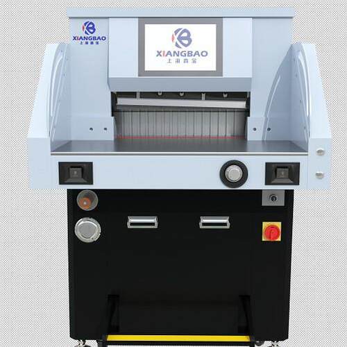 上海XB-AT551-09旗舰版双液压双导轨切纸机500毫米厚度8公分