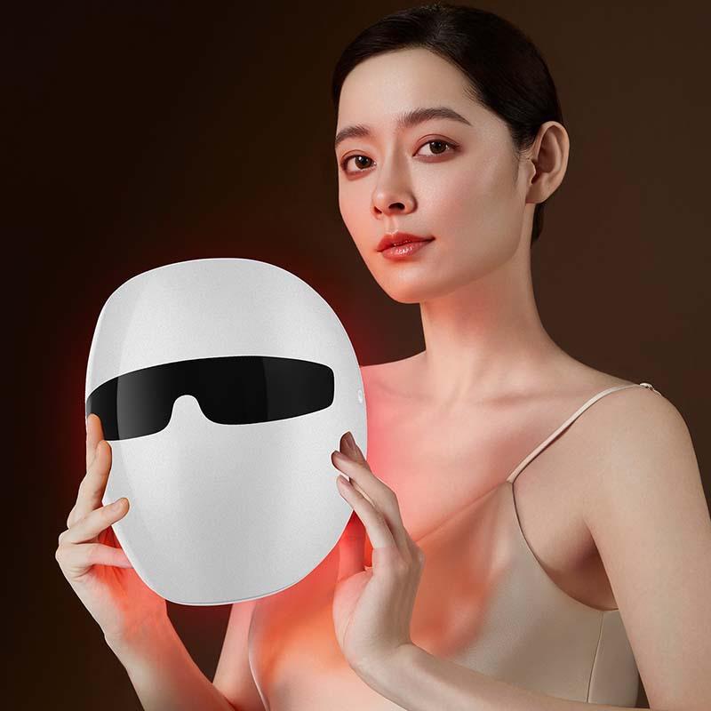 面部led彩光面罩 光子七色 光谱仪家用脸部LED面罩