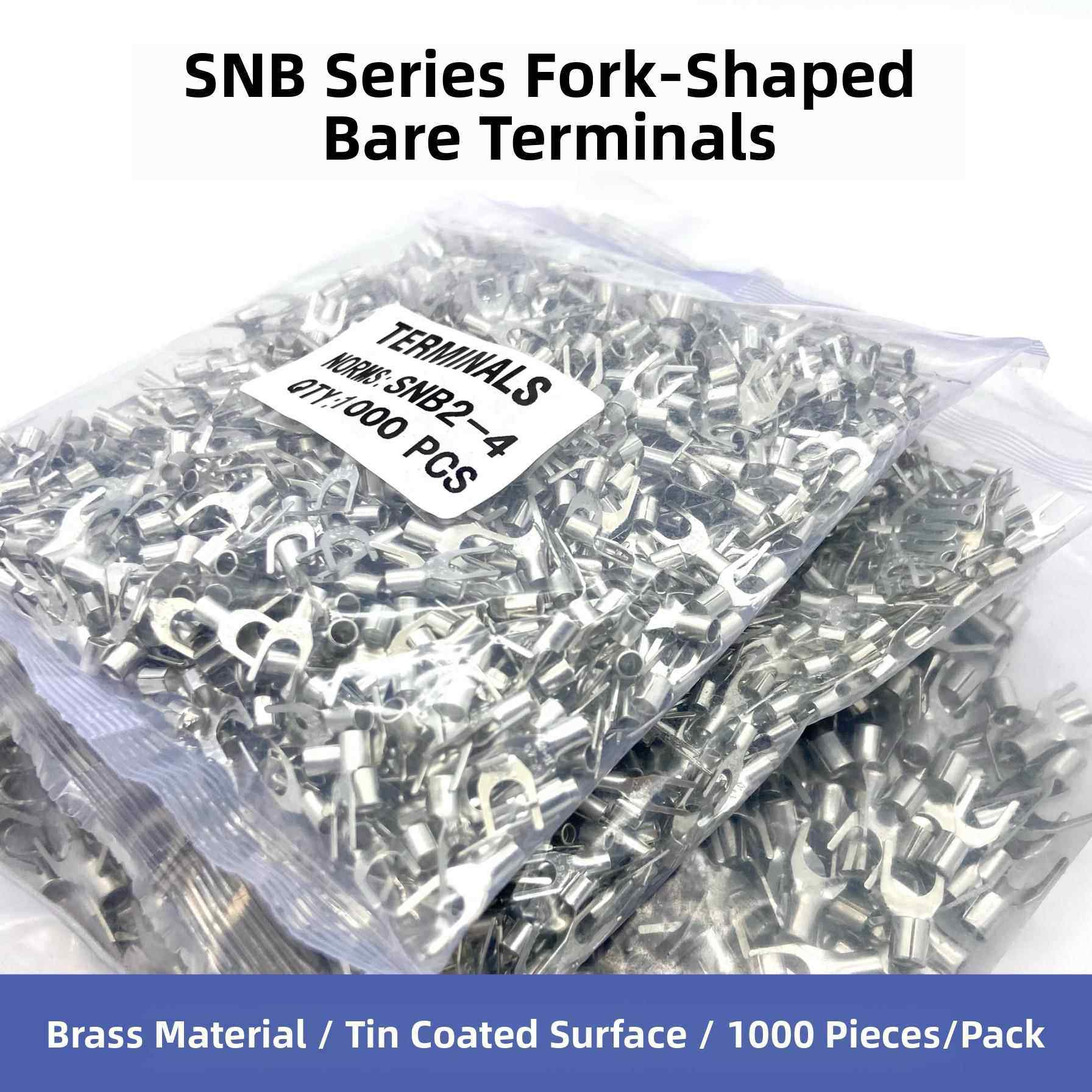 SNB1.25/2/3.5-4/5叉Y形U型冷压接线裸端子铜鼻子线耳电线压接头