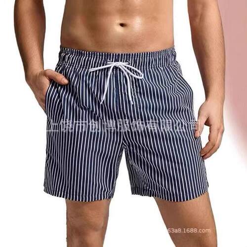 Mens Swim Trunks Compression StretchBeach Shorts Pockets
