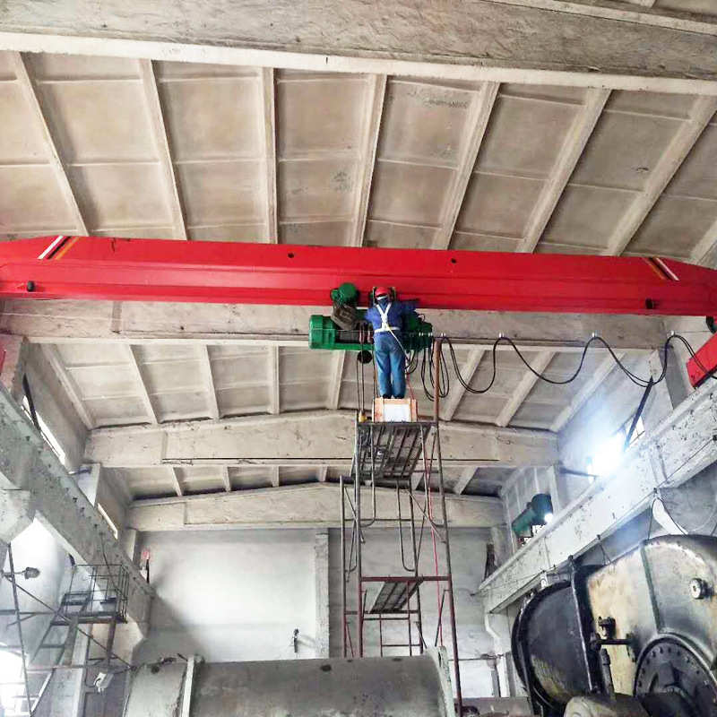 定制出售3吨电动单梁桥式起重机 室内车间5T智能变频遥控单梁行车