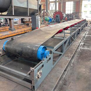 皮带输送机大倾角传送带可用于散料运输矿用皮带传送机