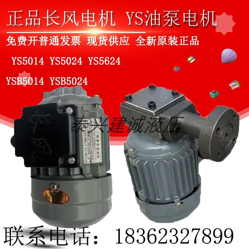 YS5014 YS5024 YS5614三相异步电动40W 60W油泵电机长风YS5624(A)