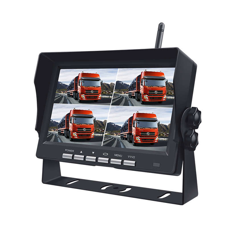 7寸AHD双录数字无线高清倒车右视盲区显示器