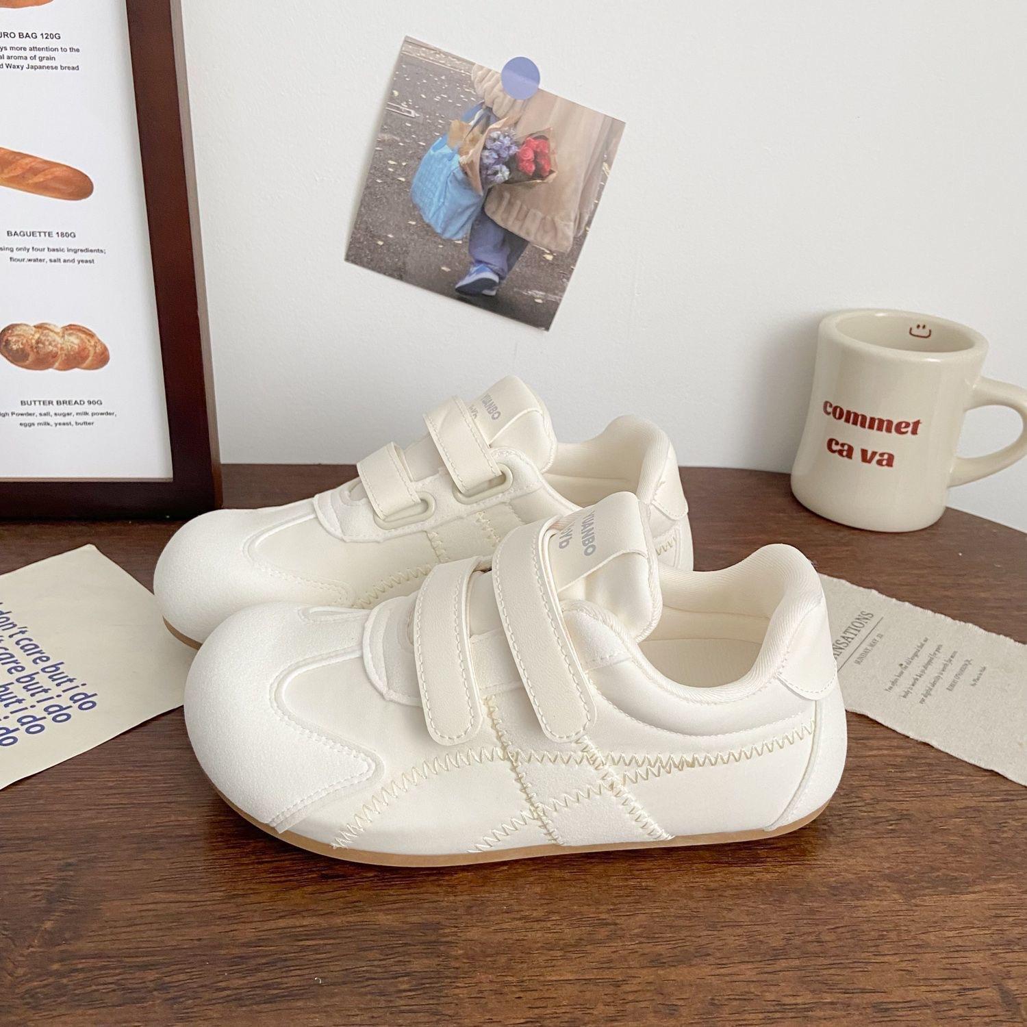 运动鞋百搭小白透气纯白老爹鞋