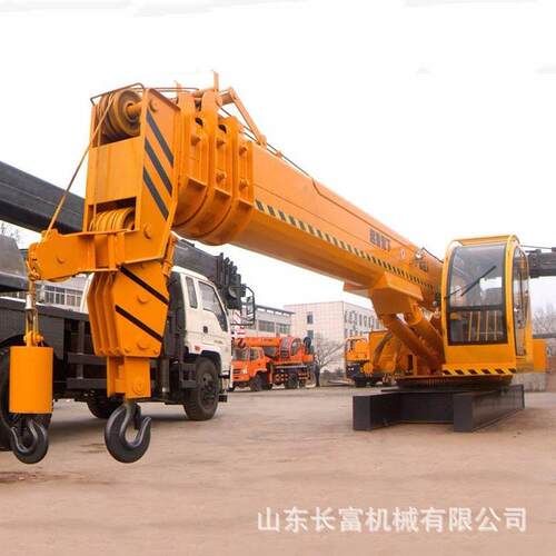 码头船吊车小型固定式液压起重机器船用甲板吊机液压克令吊起重机