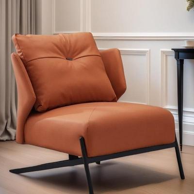 沙发椅单人设计师款意式轻奢客厅阳台沙发椅办公休息区接待休闲椅