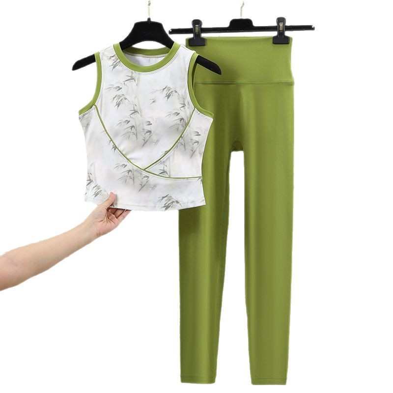 希音瑜伽服套装高级感三件套专业时尚2025新款普拉提运动速干健身