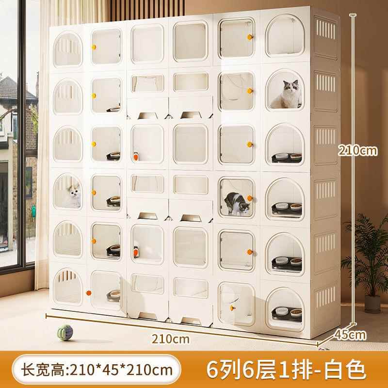高档繁殖猫宠笼子特价三繁育笼隔断猫柜物店专带用家层用猫舍定制