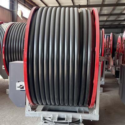 农田灌溉喷淋设备大面积农作物浇地机75-300卷盘式喷灌机