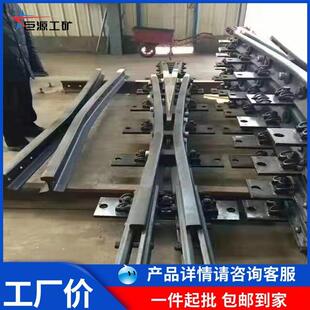 P60-1/9铁路道岔厂家现货30kg轨道道岔煤矿结实耐用单开道岔