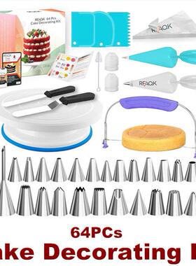 Cake Decorating Supplies Kit Baking Cupcake Piping Bags Tips