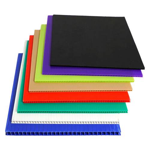 现货多款颜色耐酸碱PP中空板防静电阻燃万通板防震减压瓦楞板隔板 - 封面