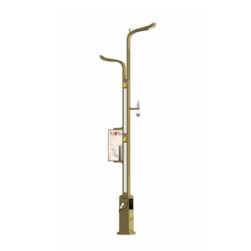 物联网智慧城市路灯LED照明5G灯杆多功能PM2.5显示监控屏灯具