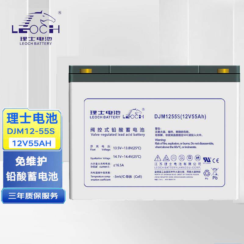 理士电池LEOCH12VUPS电源铅酸免维护蓄电池