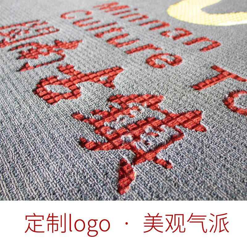 酒店入门户进门垫地地防滑吸水毯地板4000垫底耐磨灰色广告迎宾脚