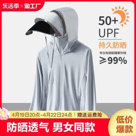 upf50+防晒皮肤衣男女款，夏季户外防紫外线，遮阳透气冰丝防晒服外套