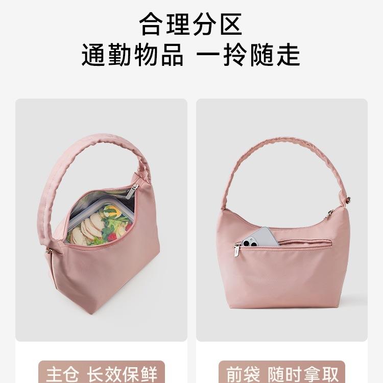 饭包手提盒袋子上保温当便包F985586M加厚铝箔通勤学便携带饭午餐