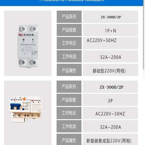 数显220V自动重合闸智能防漏电保护器开关浸水防漏电保护伏断路器