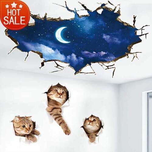 3d wall decal living room and bedroom wallpaper decoration